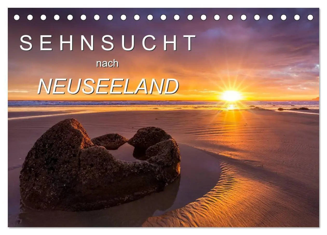 Cover: 9783435462544 | Sehnsucht nach Neuseeland (Tischkalender 2025 DIN A5 quer),...