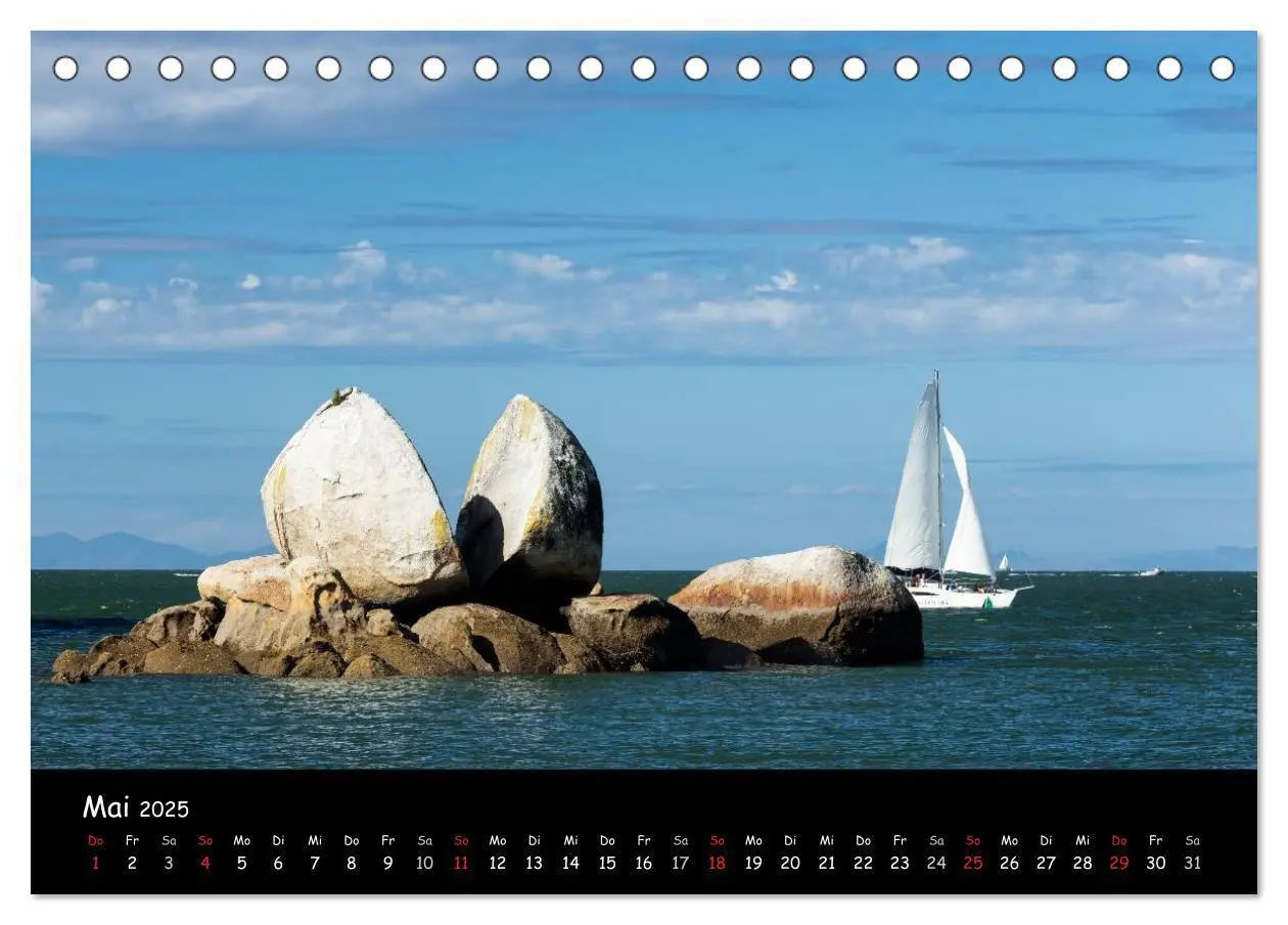 Bild: 9783435462544 | Sehnsucht nach Neuseeland (Tischkalender 2025 DIN A5 quer),...