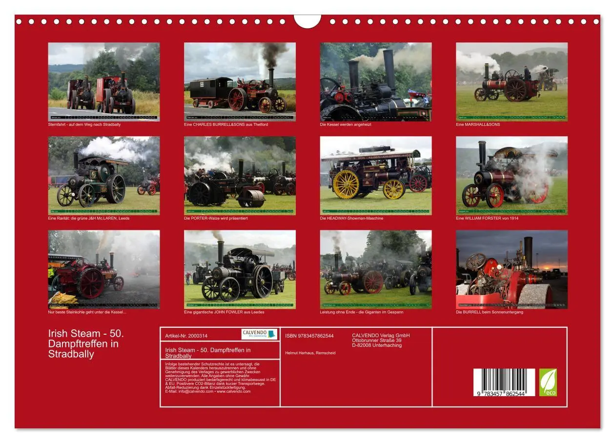 Bild: 9783457862544 | Irish Steam - 50. Dampftreffen in Stradbally (Wandkalender 2026 DIN...