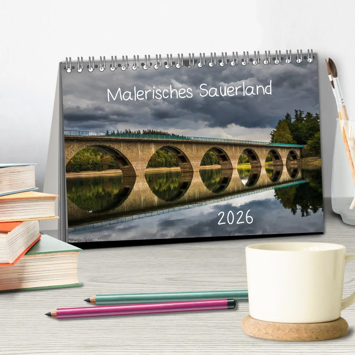 Bild: 9783457932544 | Malerisches Sauerland (Tischkalender 2026 DIN A5 quer), CALVENDO...