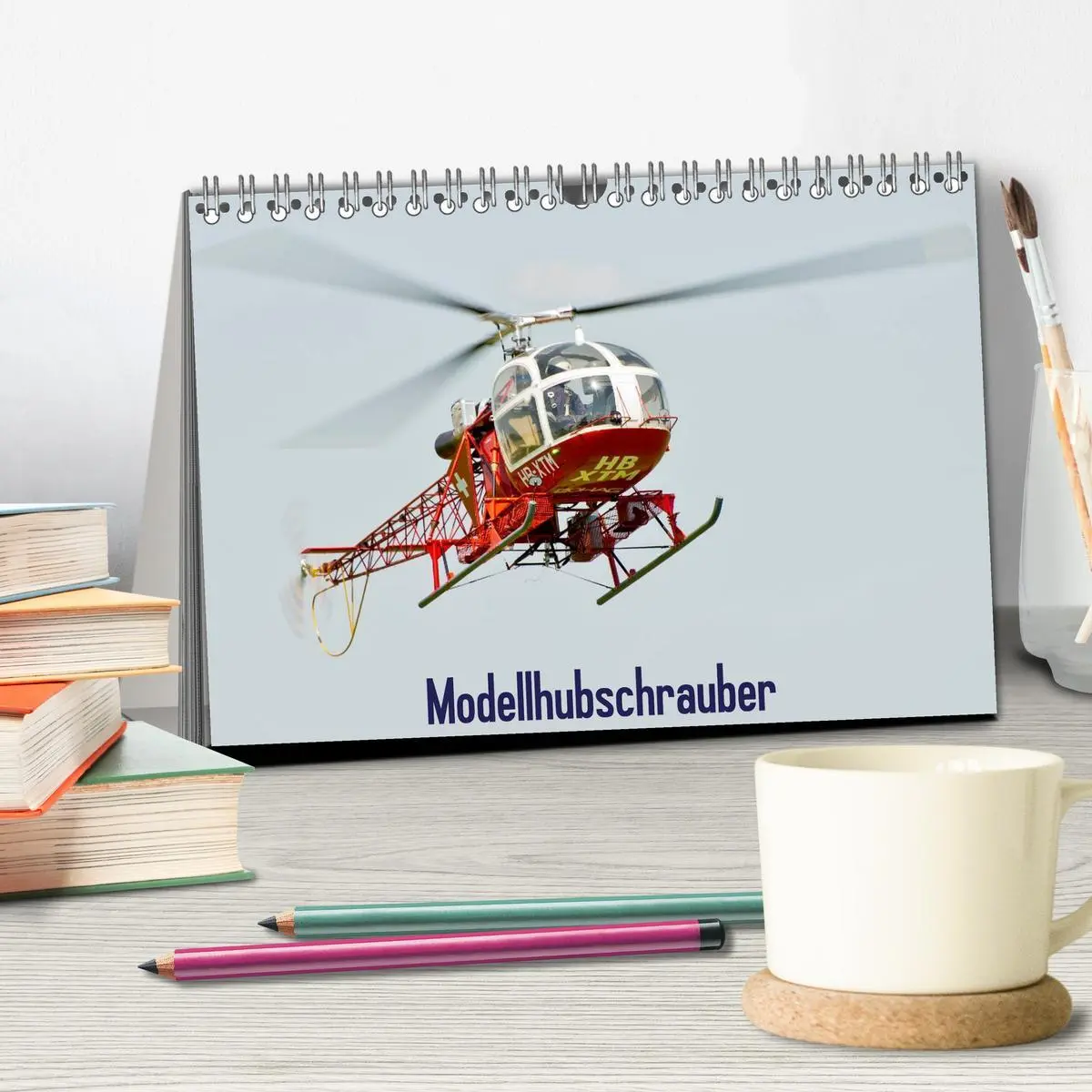 Bild: 9783516192544 | Modellhubschrauber (Tischkalender 2026 DIN A5 quer), CALVENDO...