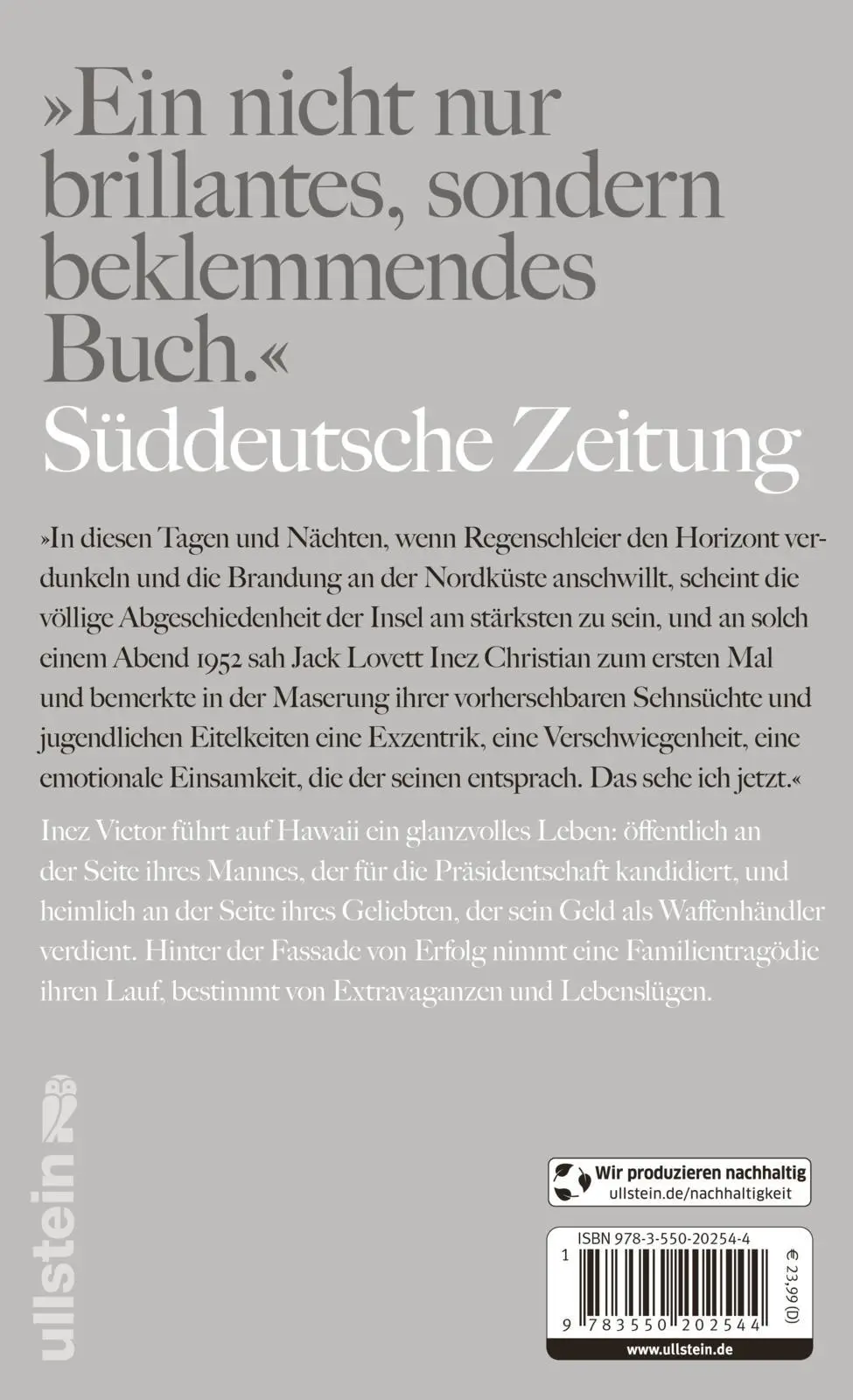 Rückseite: 9783550202544 | Demokratie | Roman Die Wiederentdeckung zur US-Wahl | Joan Didion