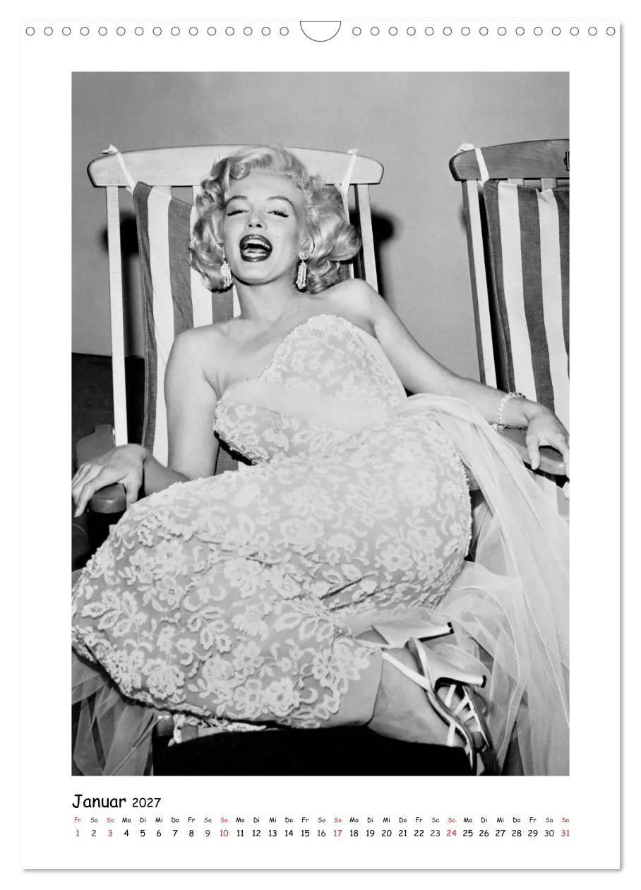Bild: 9783594002544 | Marilyn Monroe. Weltstar und Sexsymbol (Wandkalender 2027 DIN A3...