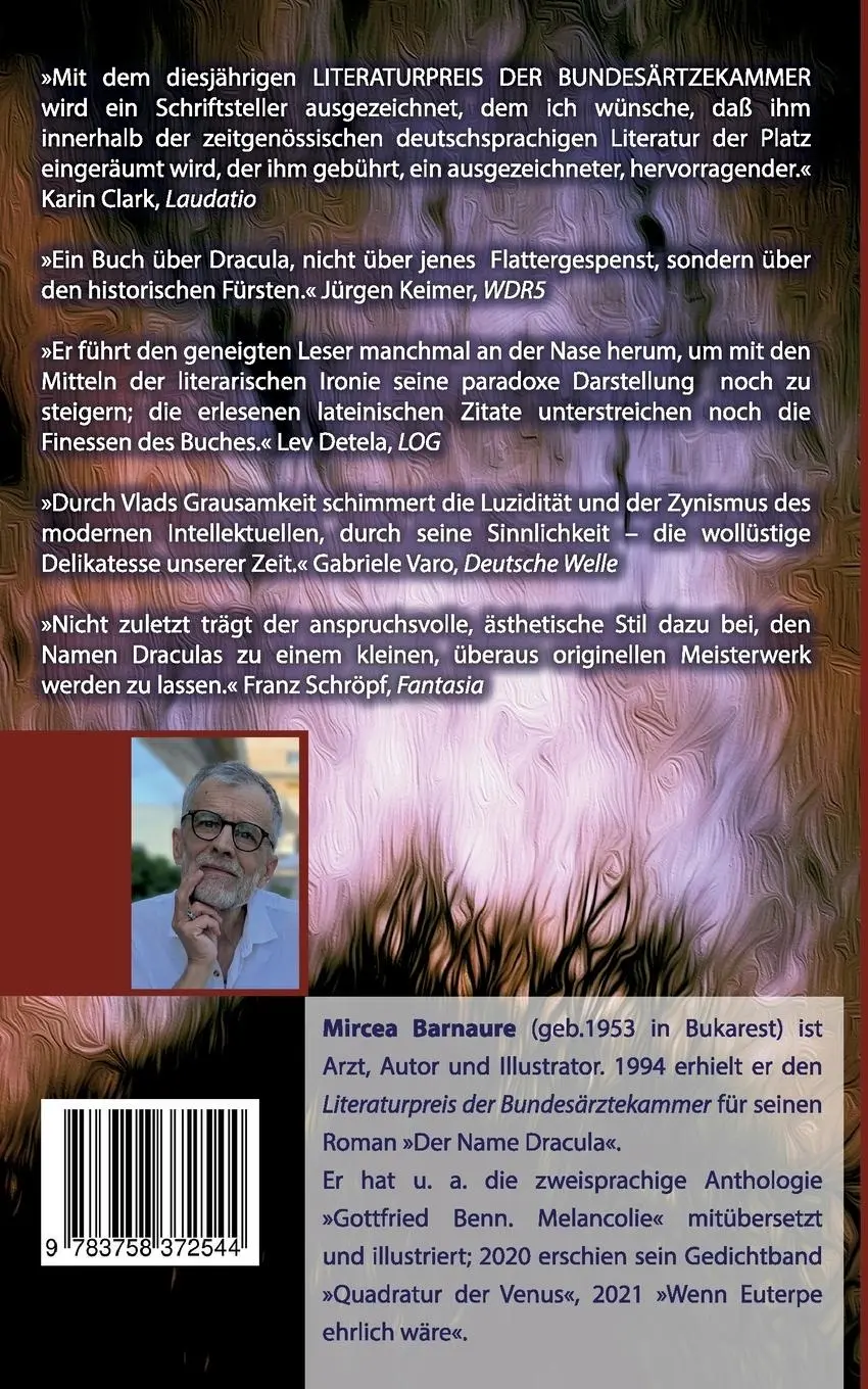 Rückseite: 9783758372544 | Der Name Dracula | Eine Ana-Chronik | Mircea Barnaure | Taschenbuch