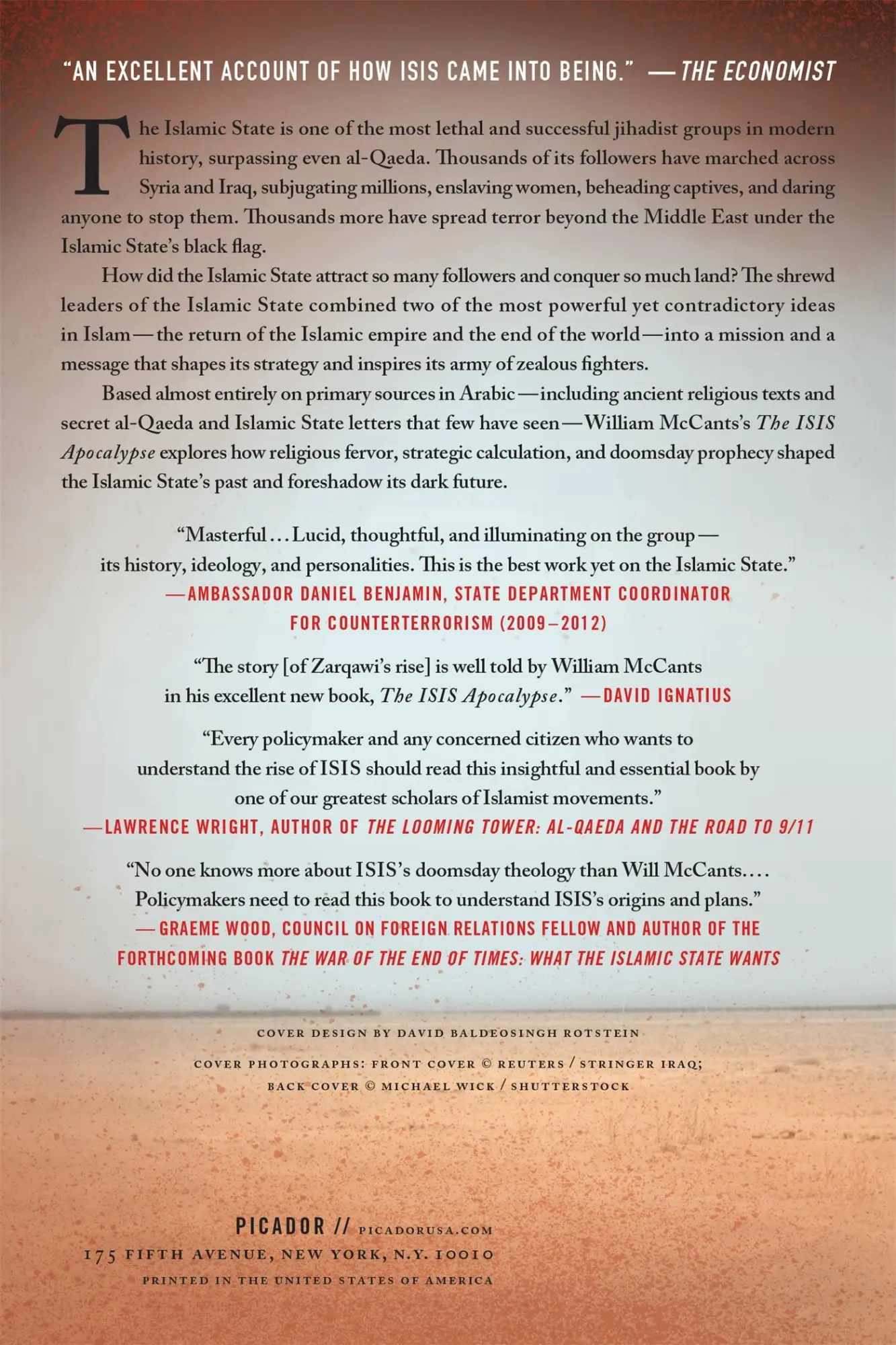 Rückseite: 9781250112644 | ISIS Apocalypse | William Mccants | Taschenbuch | Englisch | 2016
