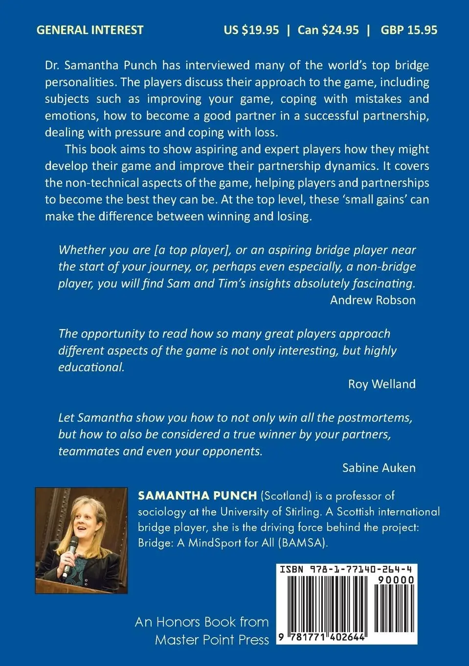 Rückseite: 9781771402644 | The Art of Becoming a Top Bridge Player | Samantha Punch | Taschenbuch