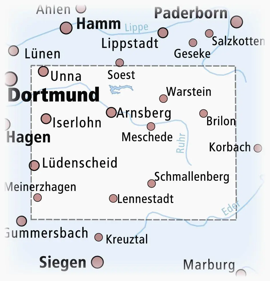 Bild: 9783747302644 | Sauerland, Arnsberg - Attendorn - Brilon - Winterberg 1:100 000 | 2018