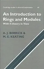 Cover: 9780521632744 | An Introduction to Rings and Modules | With K-Theory in View | Buch