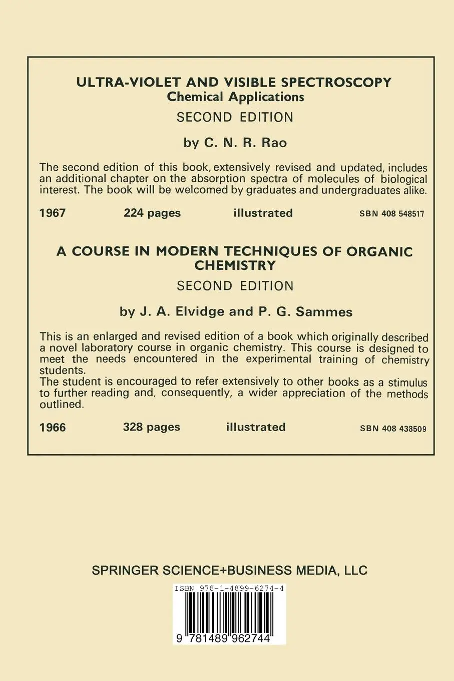 Rückseite: 9781489962744 | An Introduction to Practical Infra-red Spectroscopy | Jones (u. a.)