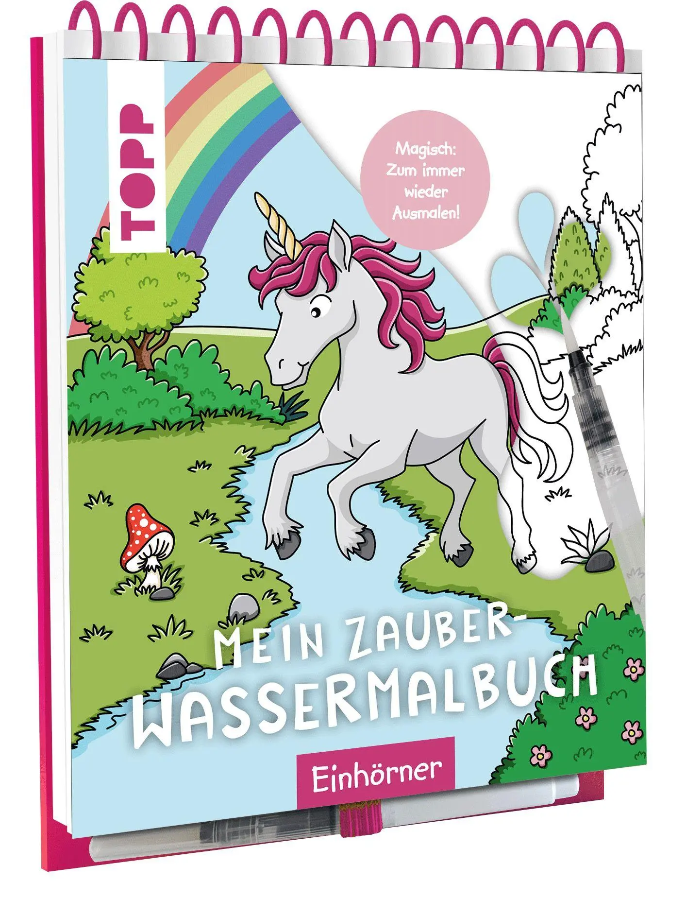 Cover: 9783735892744 | Mein Zauber-Wassermalbuch Einhörner | Nadja Schwendemann | Buch | 2026