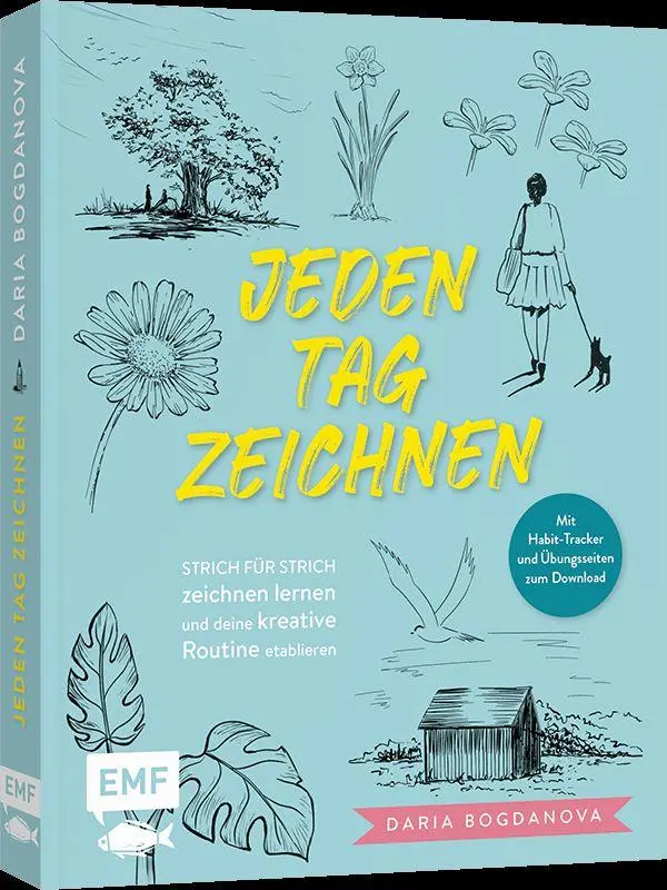 Cover: 9783745932744 | Jeden Tag zeichnen | Daria Bogdanova | Taschenbuch | 128 S. | Deutsch