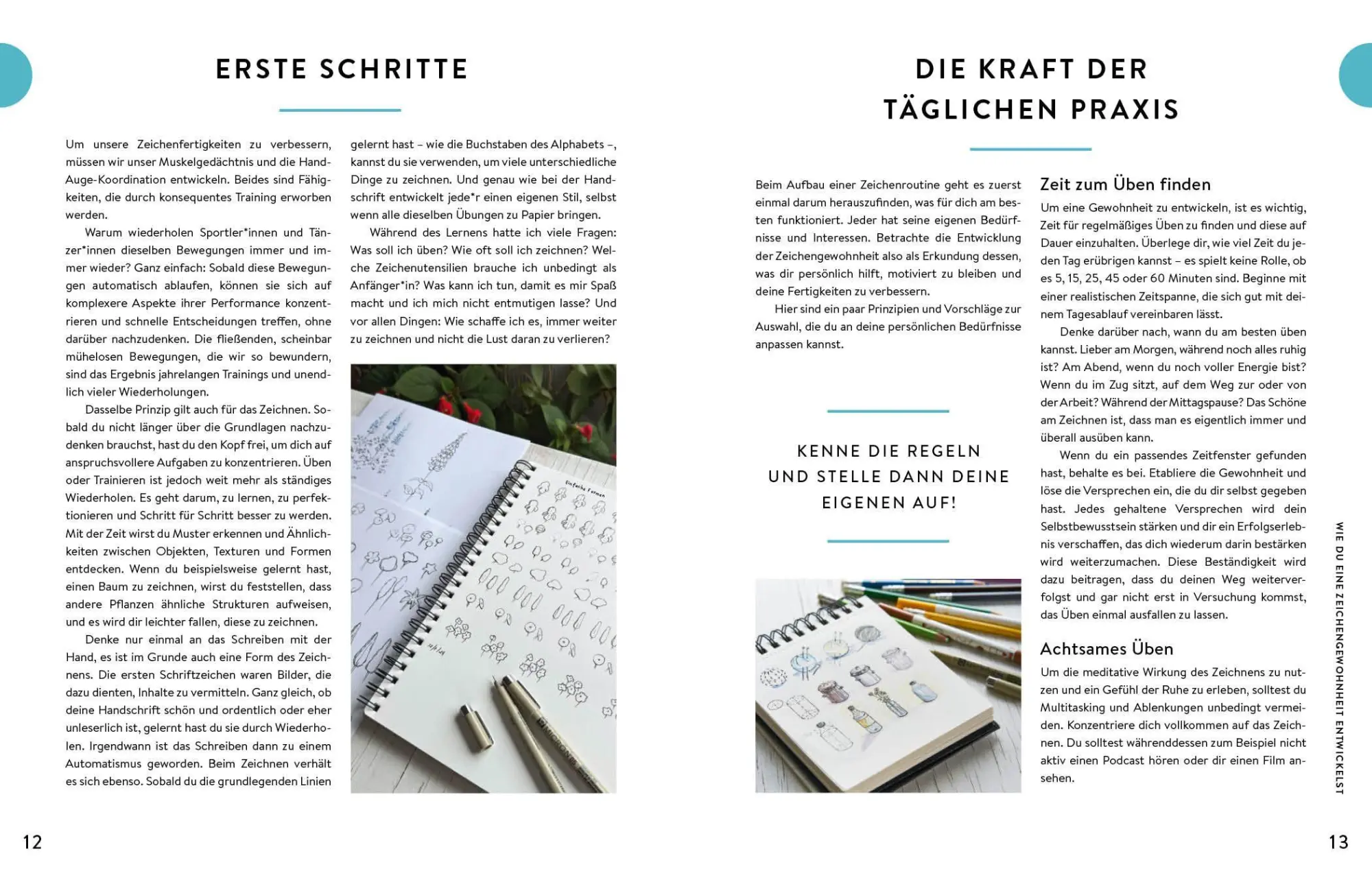 Bild: 9783745932744 | Jeden Tag zeichnen | Daria Bogdanova | Taschenbuch | 128 S. | Deutsch