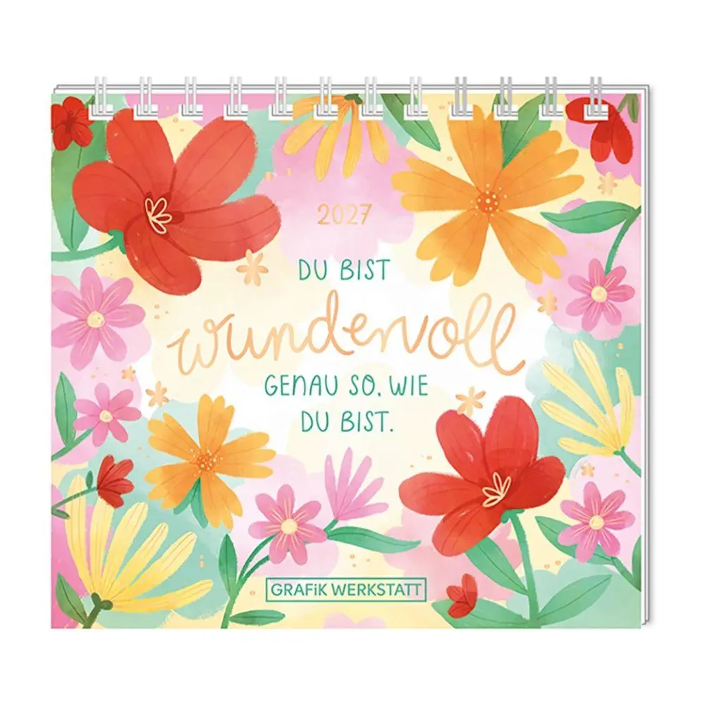 Cover: 9783986362744 | Mini-Kalender 2027 Du bist wundervoll | Mini-Kalender | Original