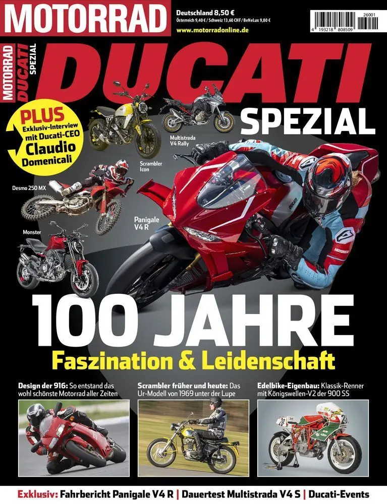 Cover: 9783613322844 | Motorrad Ducati Spezial 2026 | Sonderheft 2026 | Taschenbuch | 132 S.