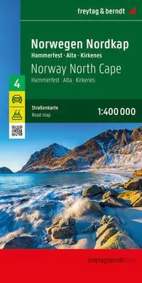 Cover: 9783707922844 | Norwegen Nordkap, Straßenkarte 1:400.000, freytag &amp; berndt | Berndt