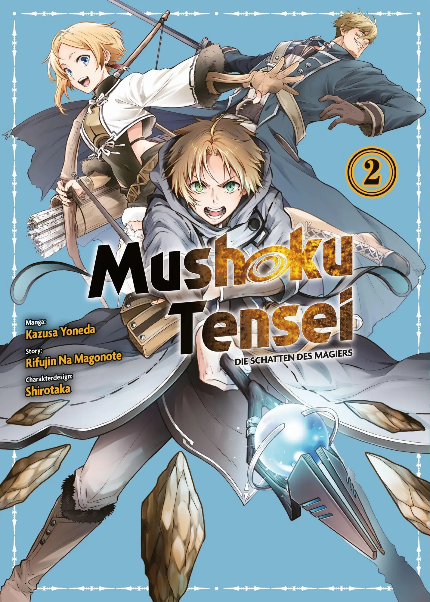 Cover: 9783741652844 | Mushoku Tensei: Die Schatten des Magiers 02 | Magonote (u. a.) | Buch