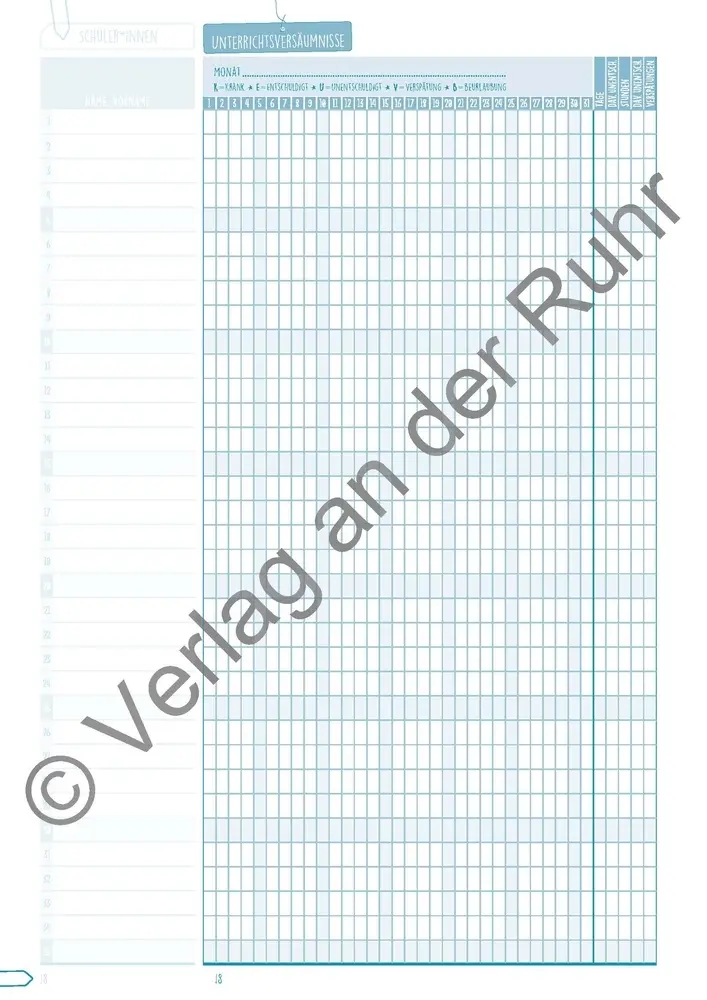 Bild: 9783834642844 | Klassenbuch | Für alle Schulformen | Redaktionsteam Verlag an der Ruhr