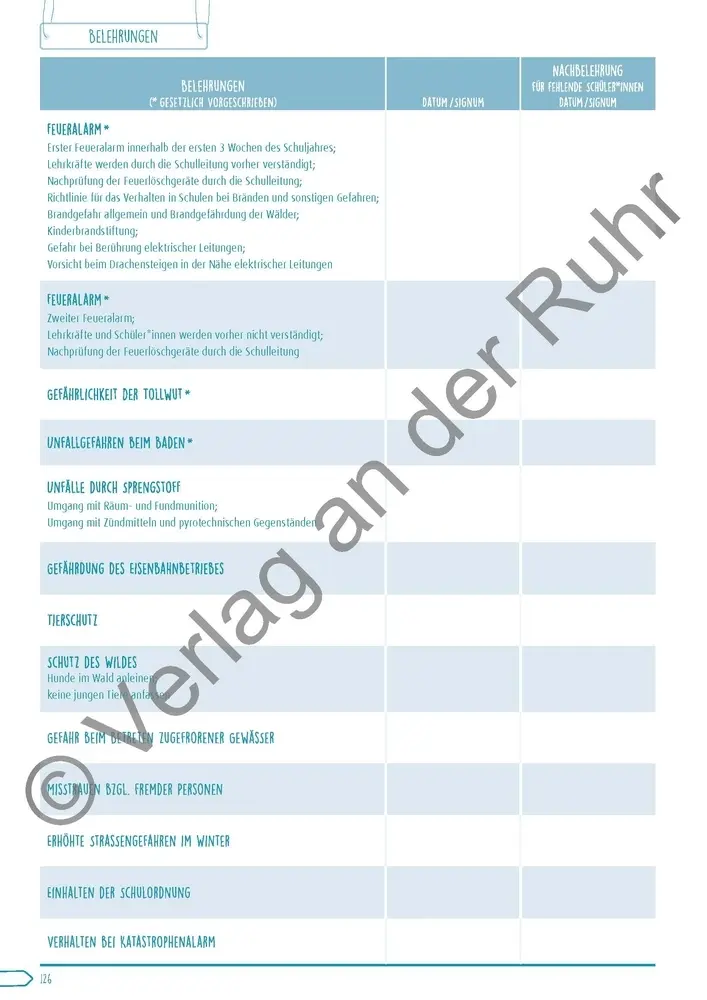 Bild: 9783834642844 | Klassenbuch | Für alle Schulformen | Redaktionsteam Verlag an der Ruhr