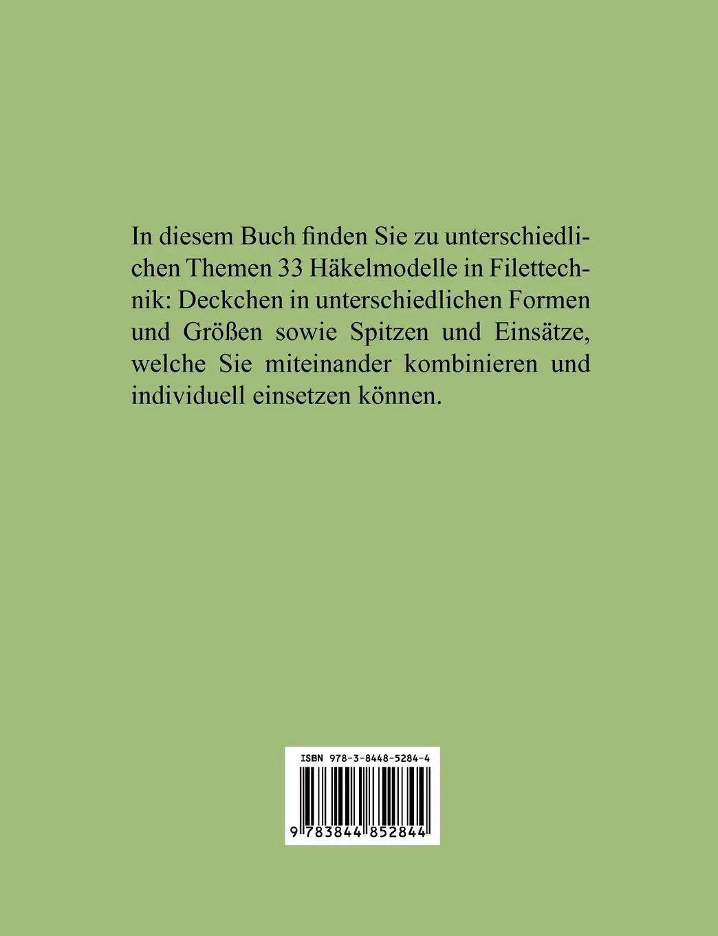 Rückseite: 9783844852844 | Zeit für Handarbeiten | Häkeln | Ritta Drommer | Taschenbuch | 64 S.
