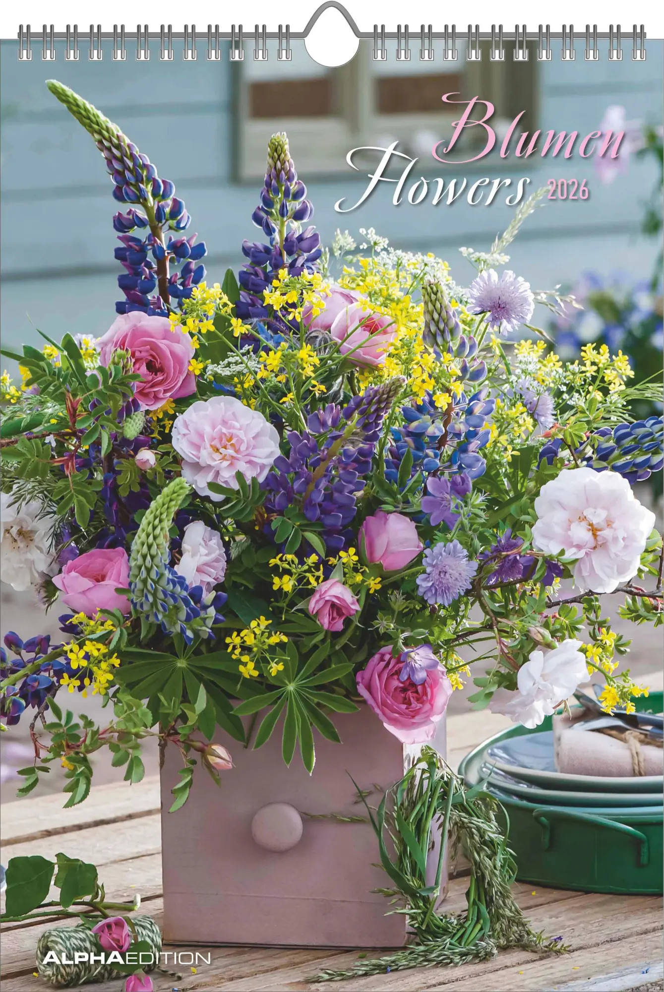 Cover: 4069095002944 | Blumen 2026 - Bildkalender 23,7x34 cm - Kalender mit Platz für...