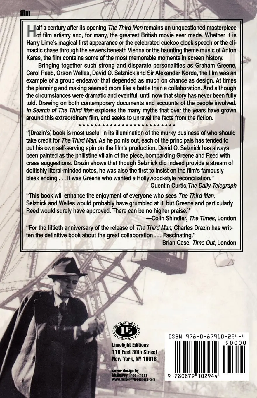Rückseite: 9780879102944 | In Search of The Third Man | Charles Drazin | Taschenbuch | Englisch