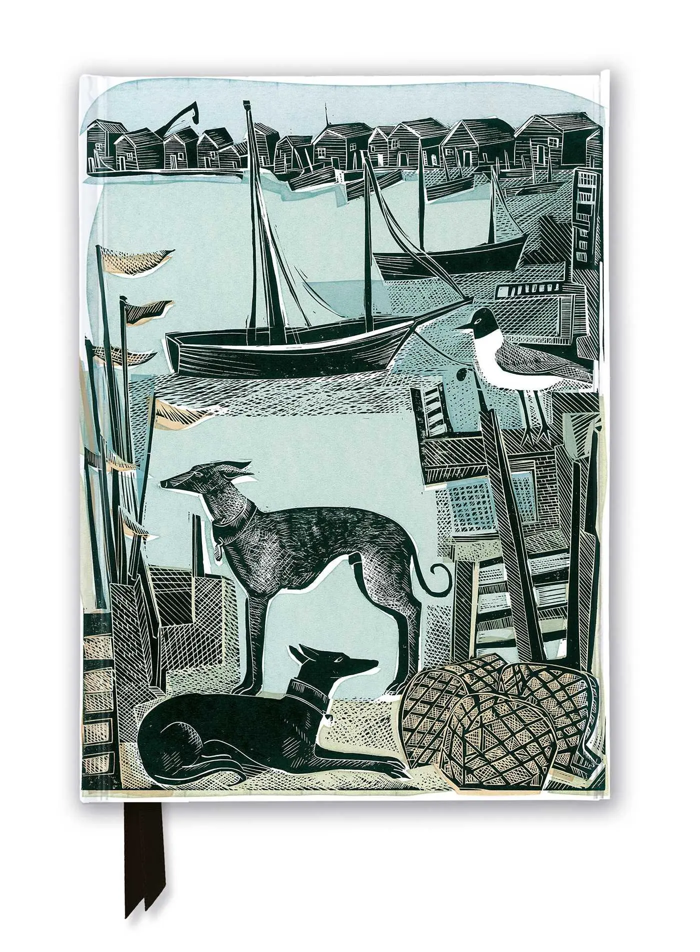 Cover: 9781839642944 | Angela Harding: Harbour Whippets (Foiled Journal) | Publishing | Buch
