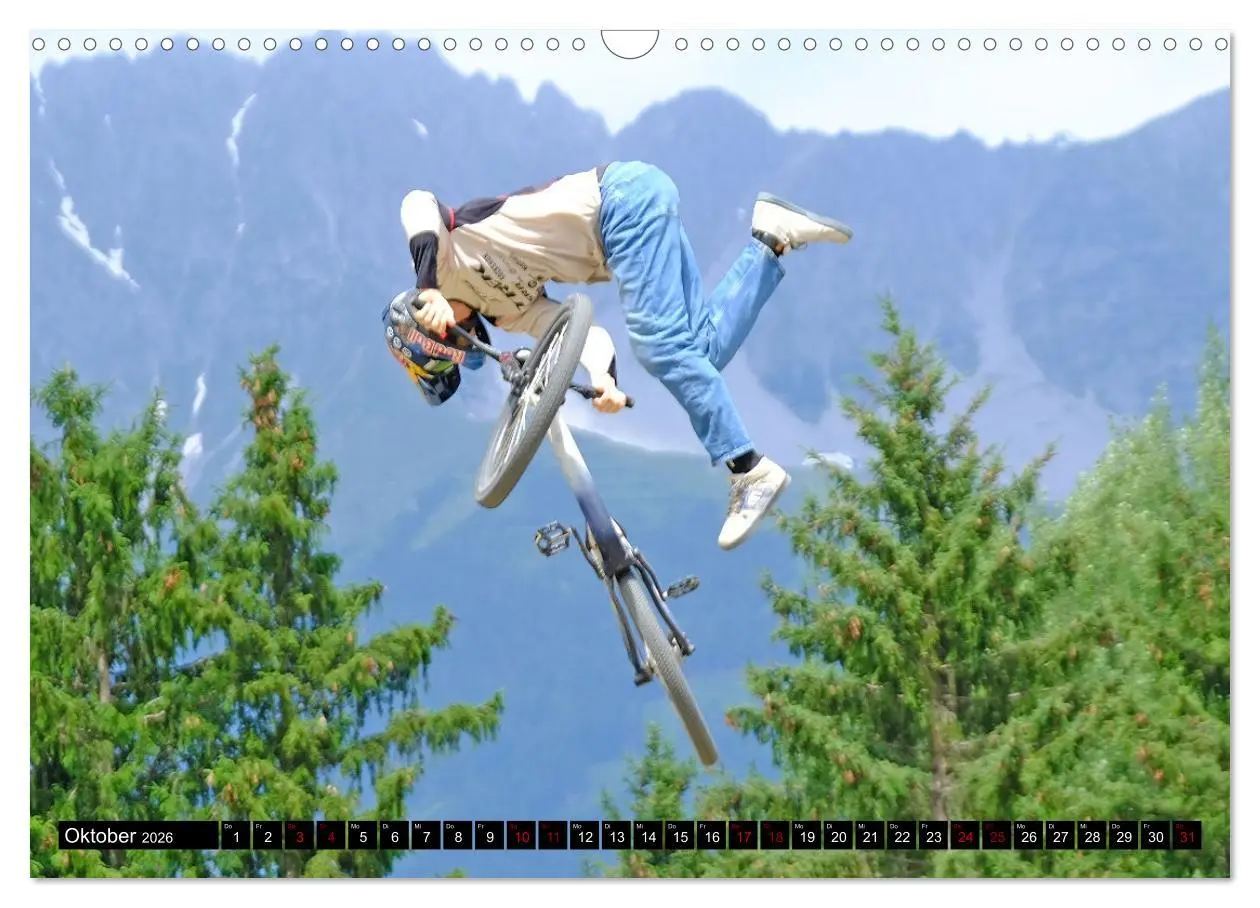 Bild: 9783457512944 | Slopestyle Mountainbike (Wandkalender 2026 DIN A3 quer), CALVENDO...