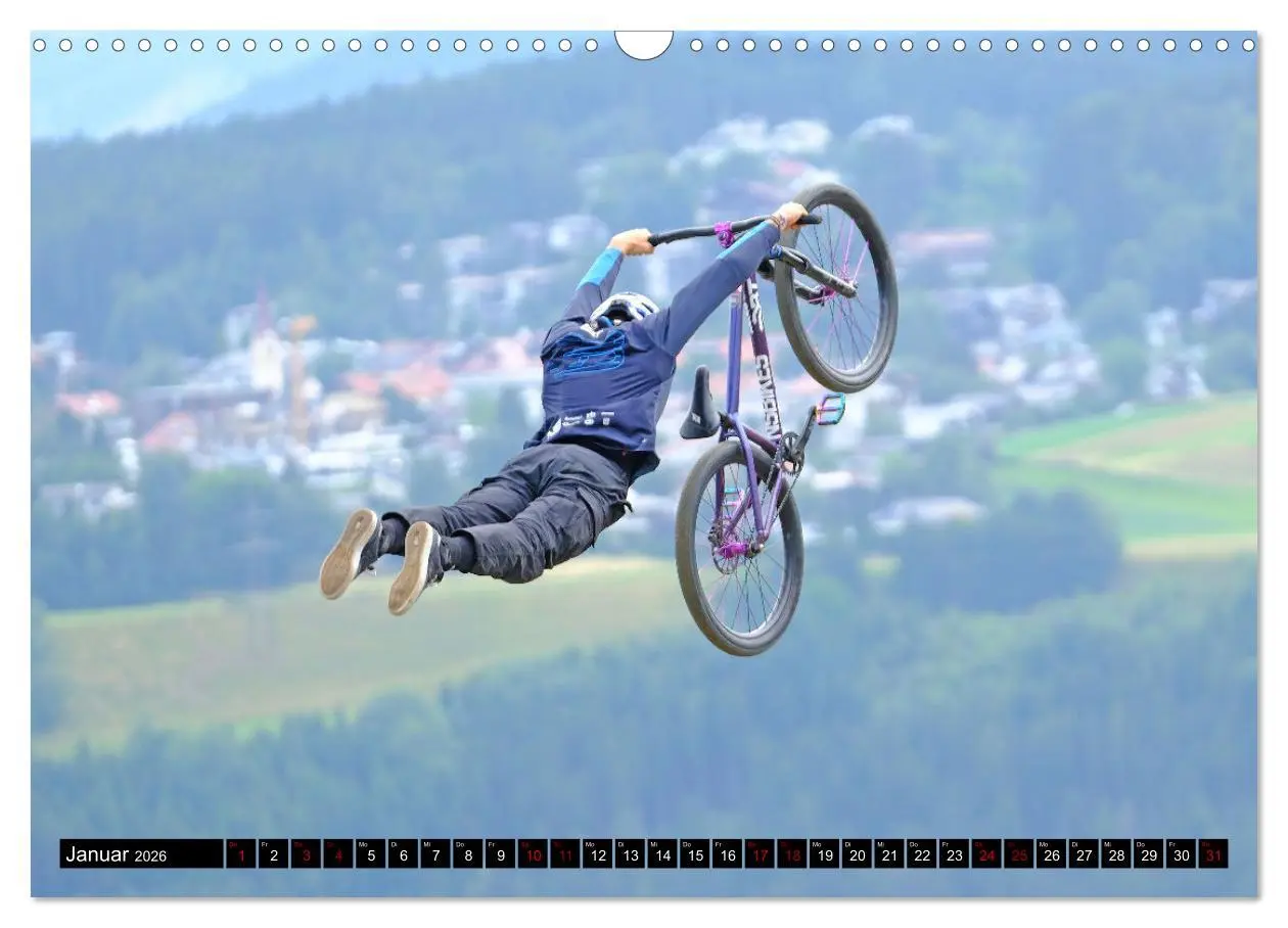 Bild: 9783457512944 | Slopestyle Mountainbike (Wandkalender 2026 DIN A3 quer), CALVENDO...