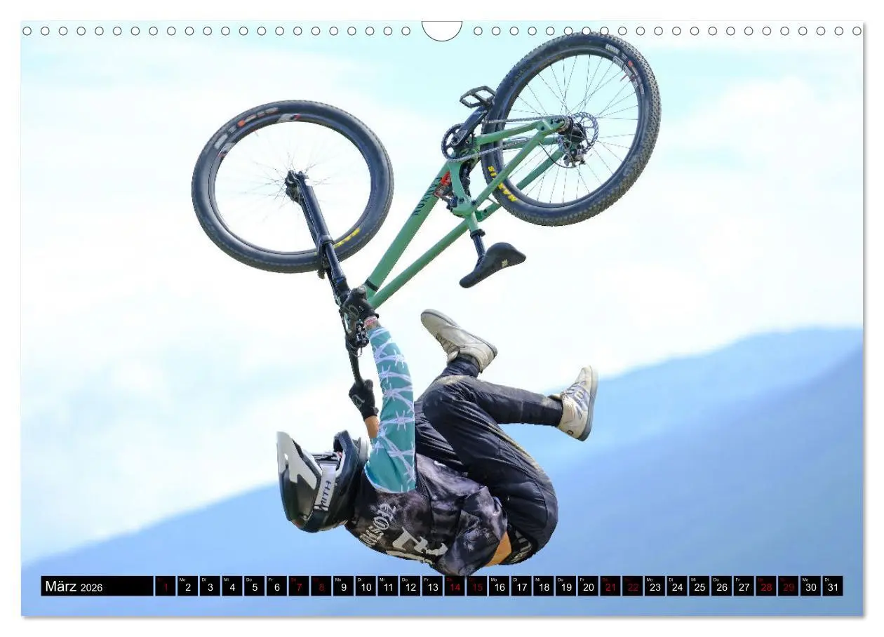 Bild: 9783457512944 | Slopestyle Mountainbike (Wandkalender 2026 DIN A3 quer), CALVENDO...