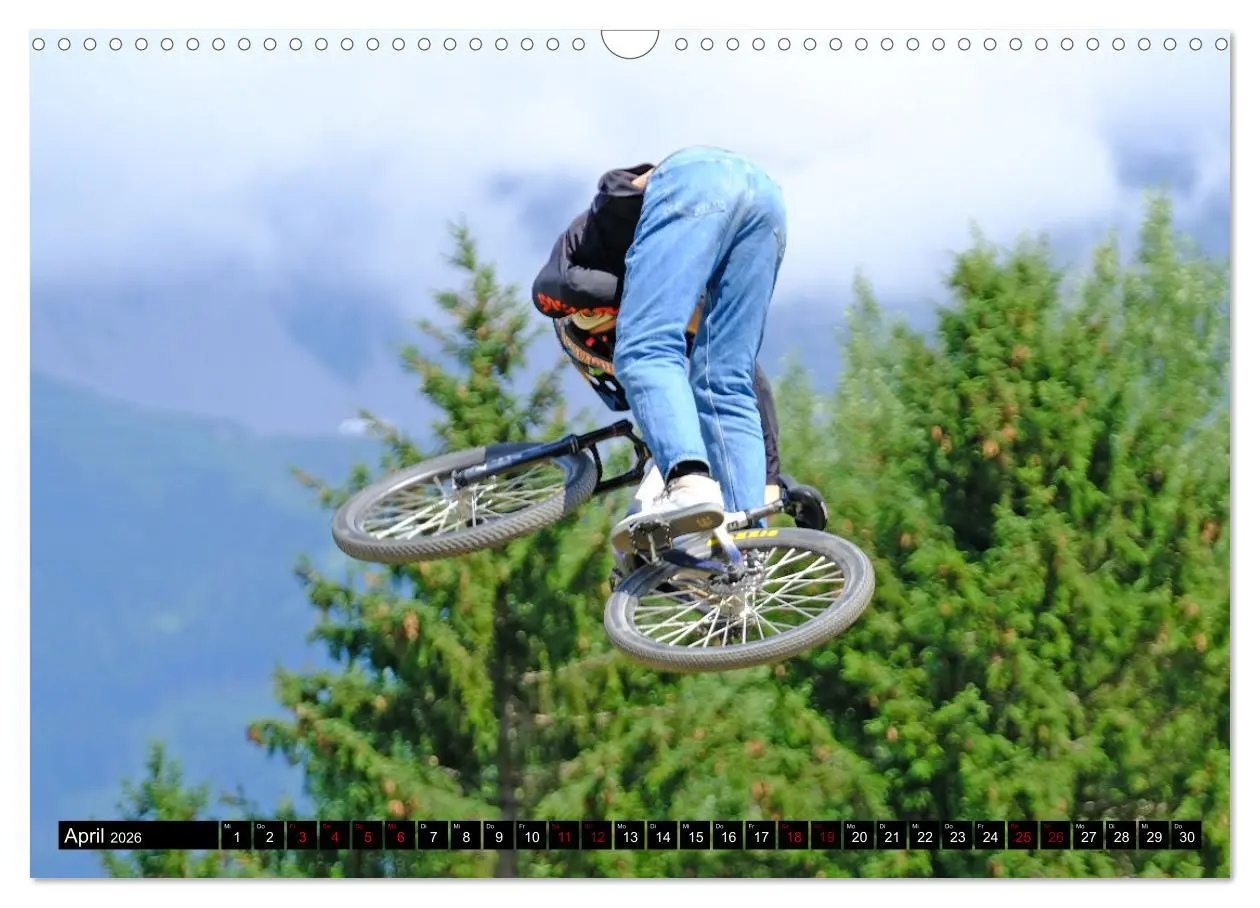 Bild: 9783457512944 | Slopestyle Mountainbike (Wandkalender 2026 DIN A3 quer), CALVENDO...