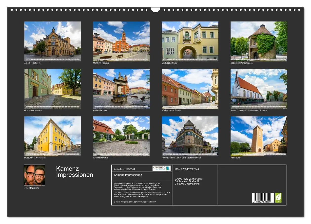 Bild: 9783457822944 | Kamenz Impressionen (Wandkalender 2026 DIN A2 quer), CALVENDO...