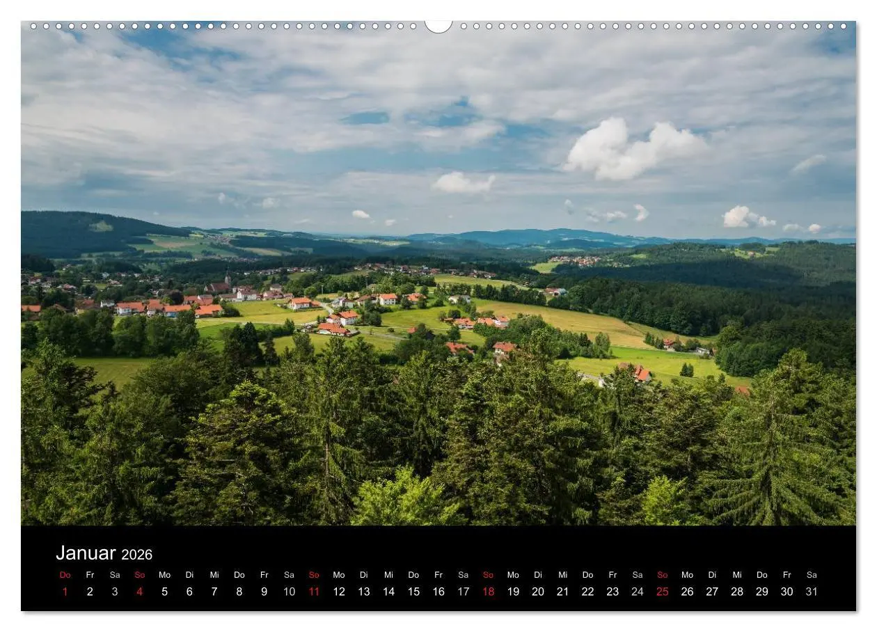 Bild: 9783516152944 | Bayerischer Wald (Wandkalender 2026 DIN A2 quer), CALVENDO...