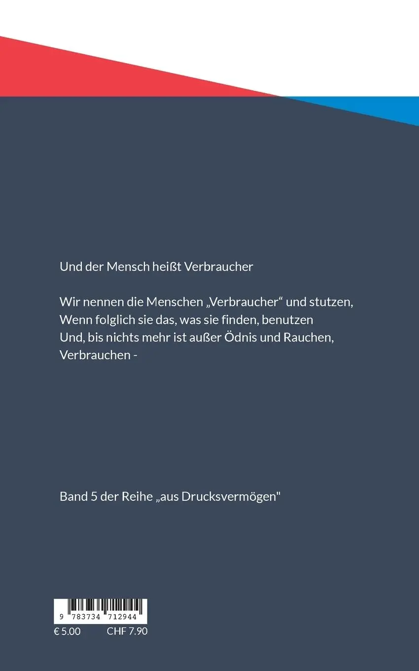 Rückseite: 9783734712944 | Eindrückliches aus Drucksvermögen | Andreas Kleingrothe | Taschenbuch