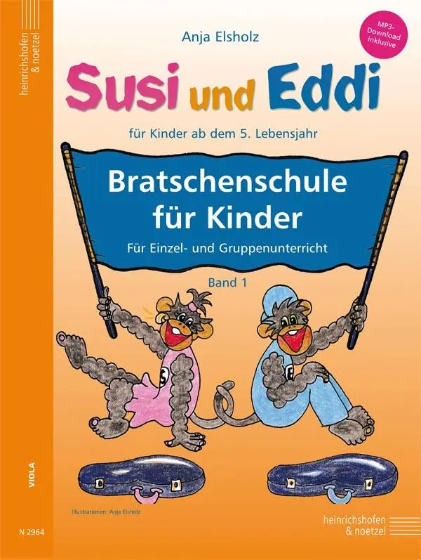 Cover: 9783938202944 | Susi und Eddi: Bratschenschule für Kinder | Anja Elsholz | Taschenbuch