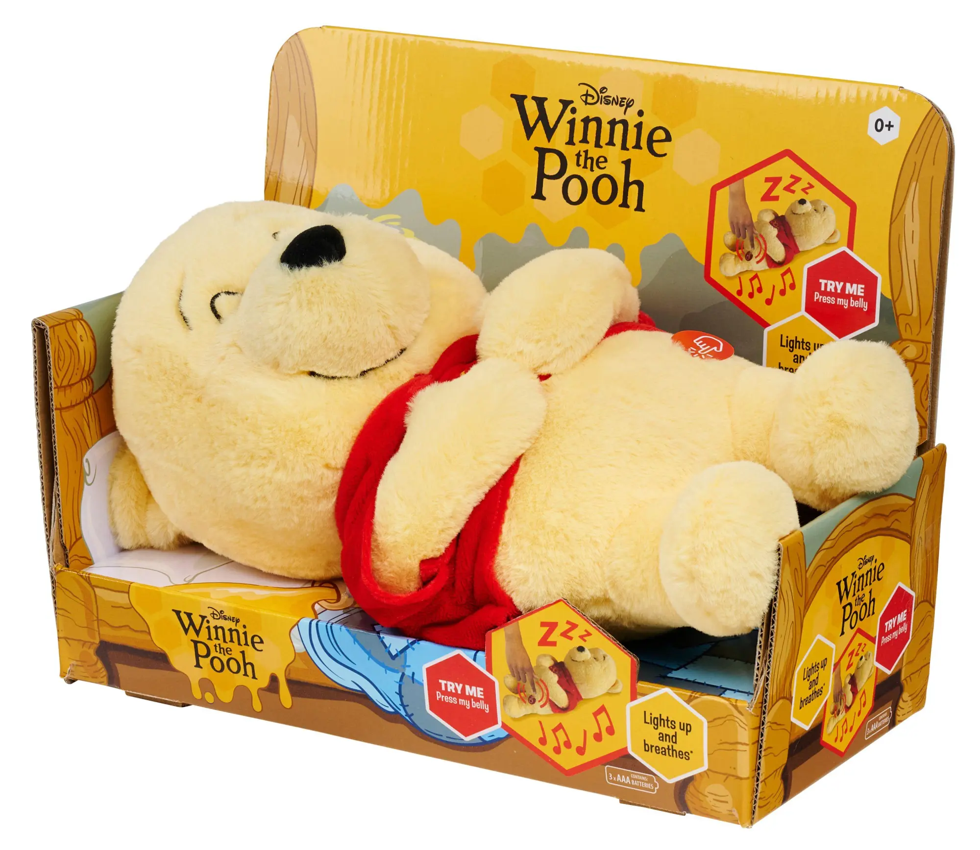 Disney Schlafender Winnie Puuh, 31cm