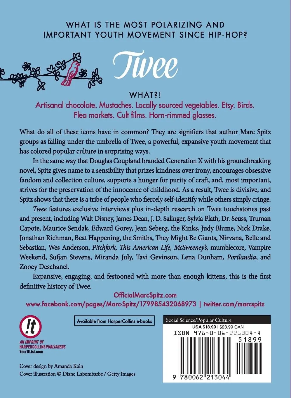 Rückseite: 9780062213044 | Twee | Marc Spitz | Taschenbuch | Kartoniert / Broschiert | Englisch