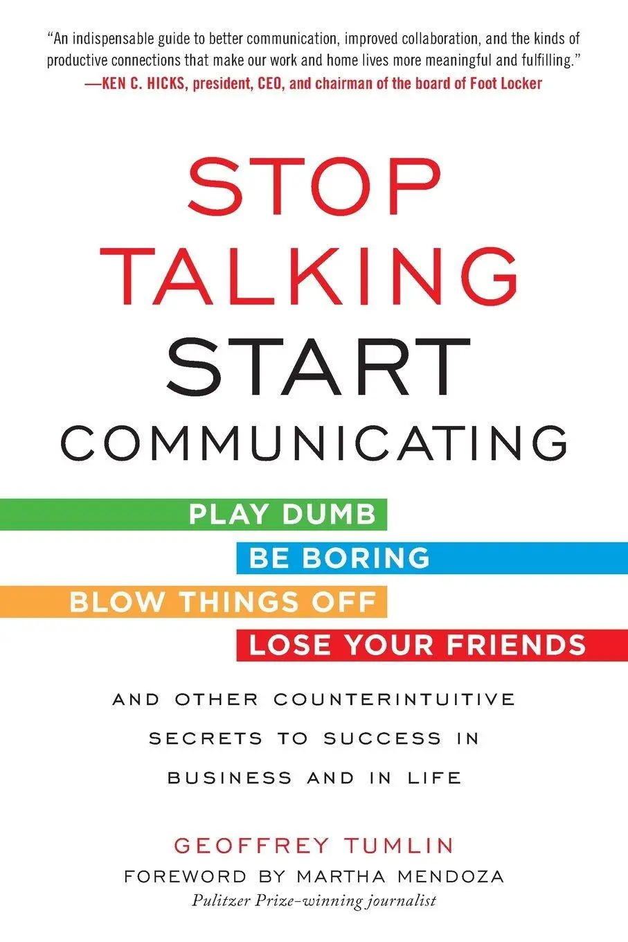 Cover: 9780071813044 | Stop Talking, Start Communicating | Geoffrey Tumlin | Taschenbuch