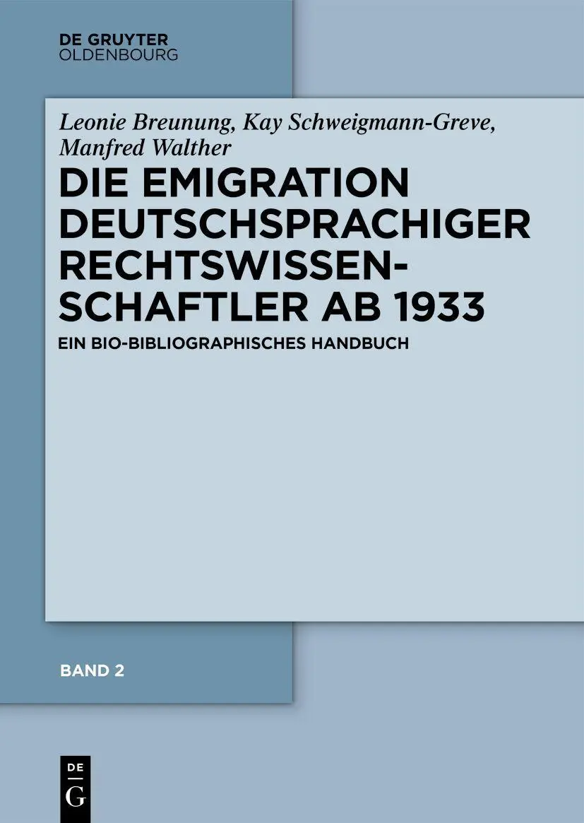 Cover: 9783111583044 | Band 2: Vereinigte Staaten von Amerika | Leonie Breunung (u. a.)