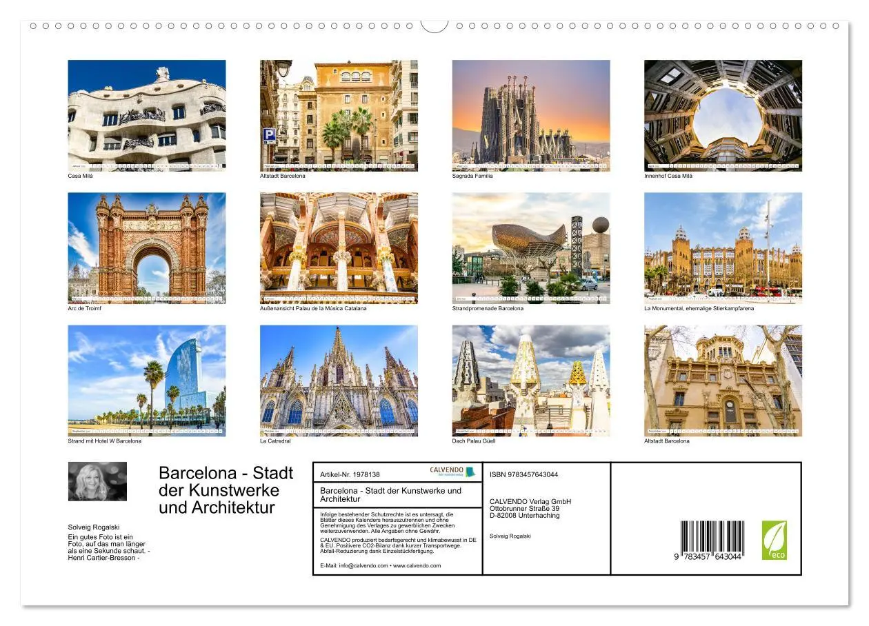 Bild: 9783457643044 | Barcelona - Stadt der Kunstwerke und Architektur (Wandkalender 2026...