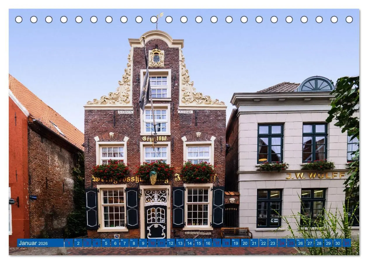 Bild: 9783457883044 | Leer - Das Tor zu Ostfriesland (Tischkalender 2026 DIN A5 quer),...