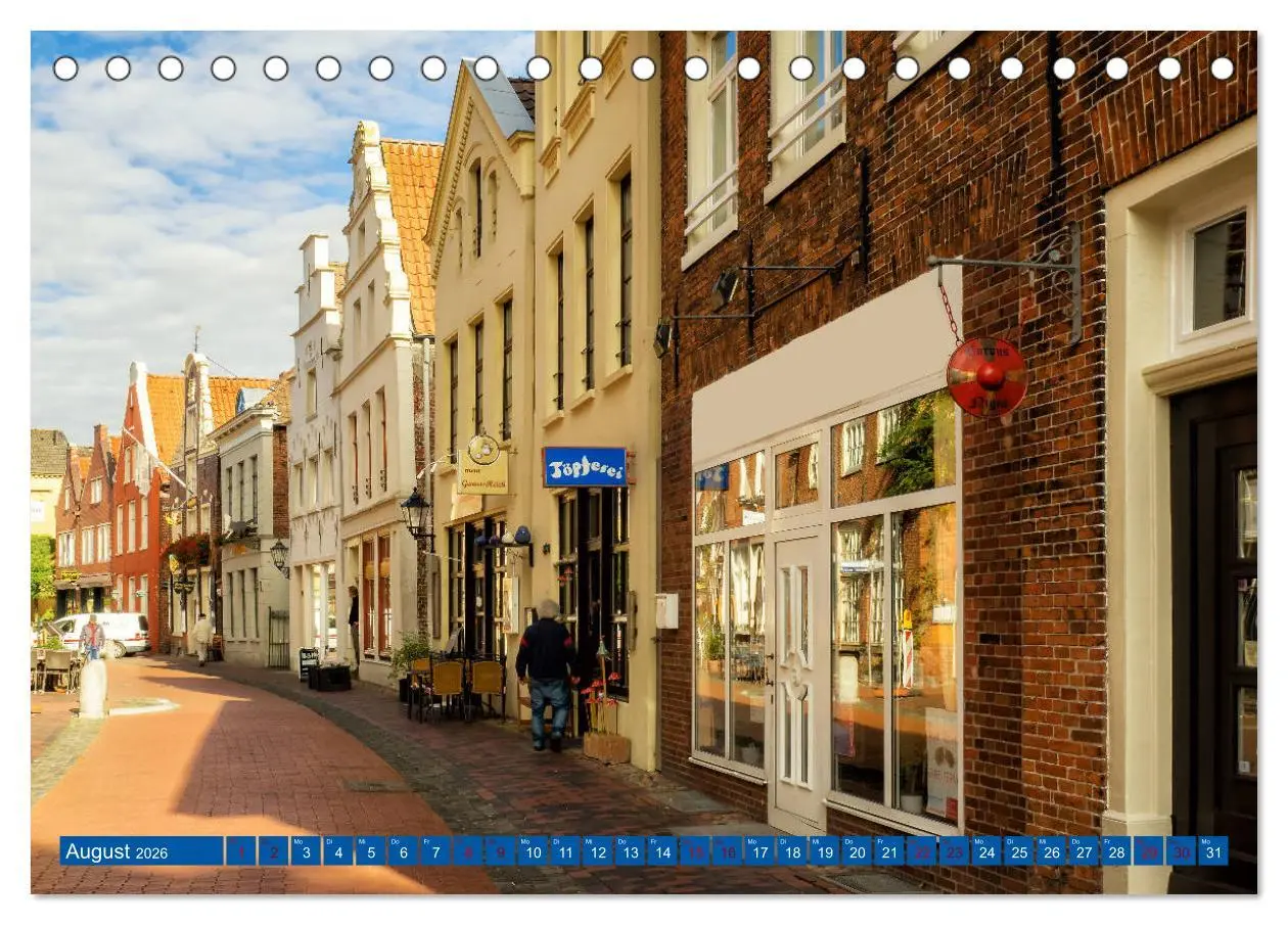 Bild: 9783457883044 | Leer - Das Tor zu Ostfriesland (Tischkalender 2026 DIN A5 quer),...