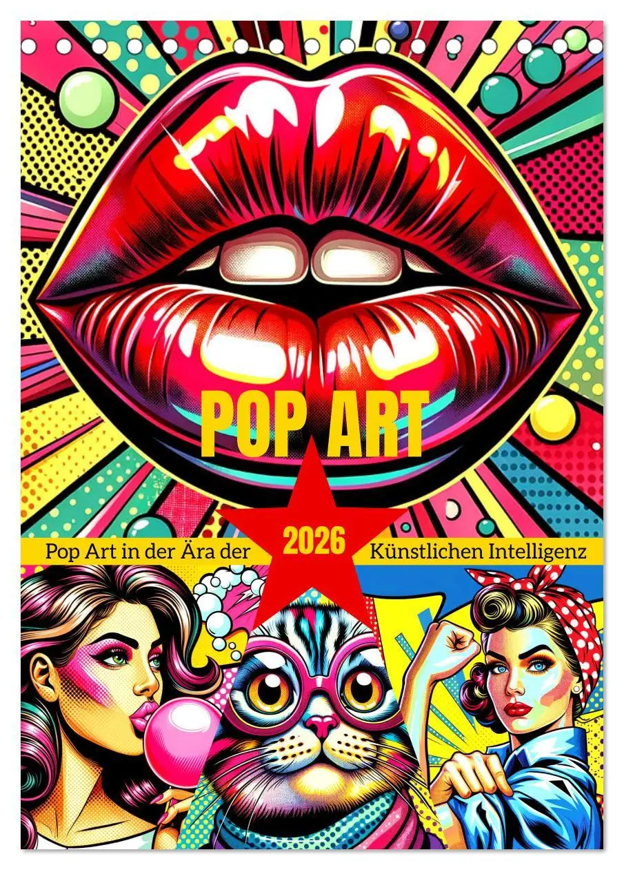 Cover: 9783516283044 | Pop Art - In der Ära der Künstlichen Intelligenz (Tischkalender...