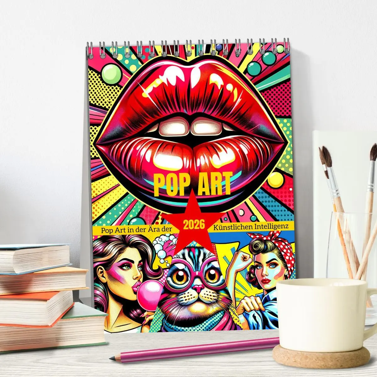 Bild: 9783516283044 | Pop Art - In der Ära der Künstlichen Intelligenz (Tischkalender...