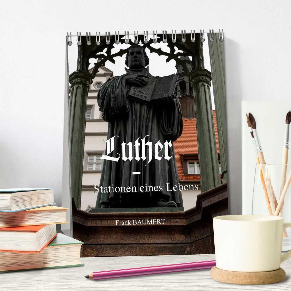 Bild: 9783516423044 | Luther - Stationen eines Lebens (Tischkalender 2026 DIN A5 hoch),...