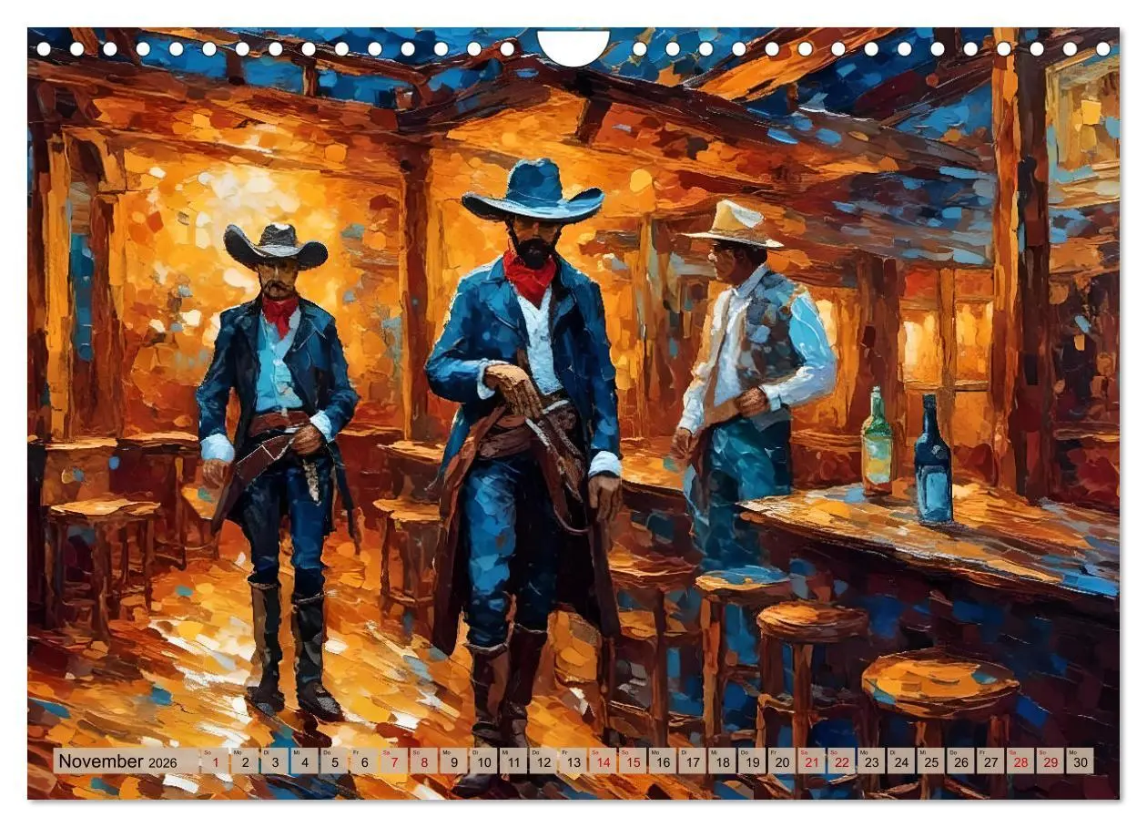 Bild: 9783457323144 | Wild West Moments (Wandkalender 2026 DIN A4 quer), CALVENDO...