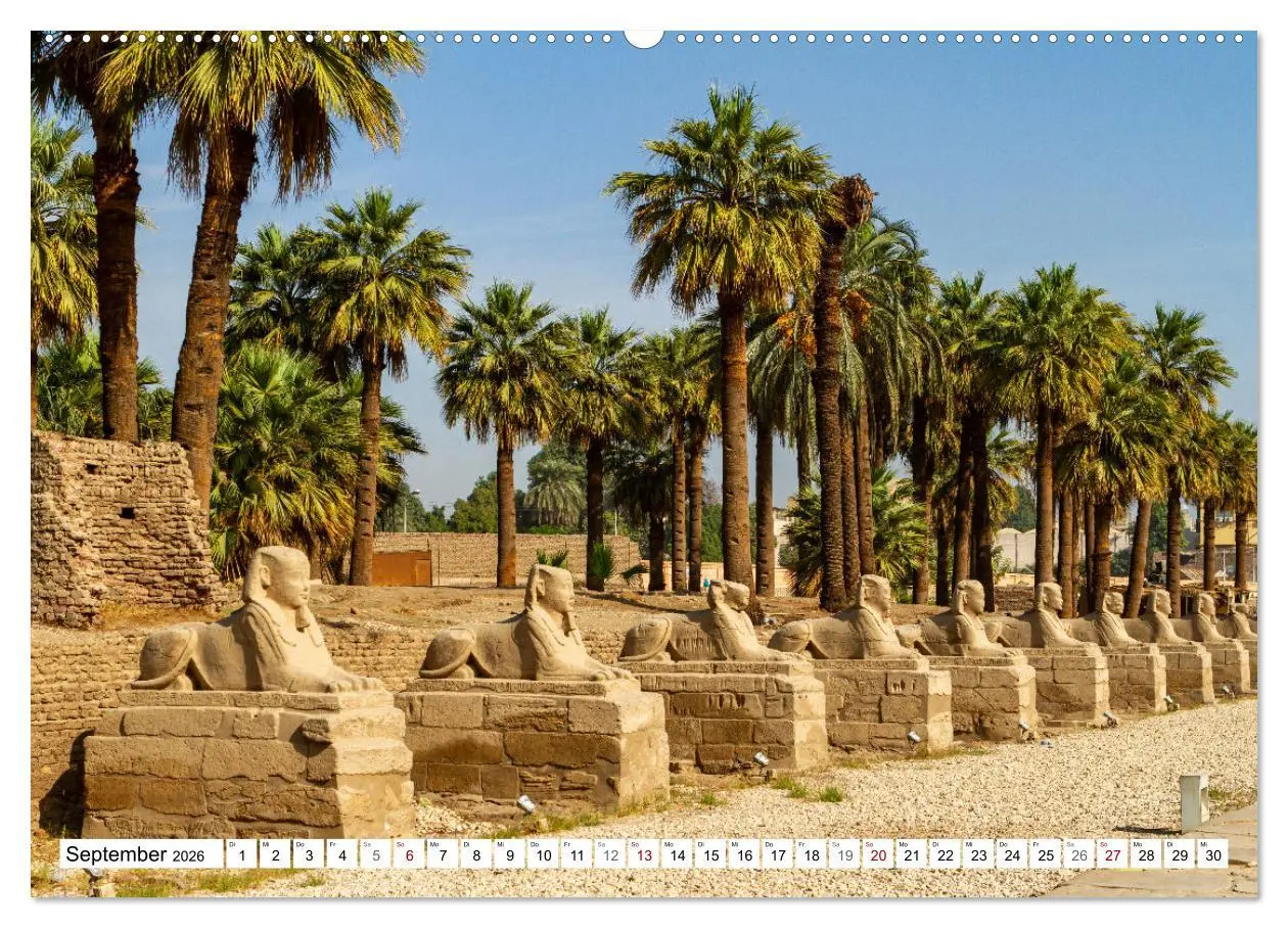Bild: 9783457633144 | Das Erbe der Pharaonen (Wandkalender 2026 DIN A2 quer), CALVENDO...