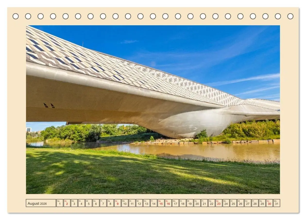 Bild: 9783516723144 | Zauberhaftes Saragossa (Tischkalender 2026 DIN A5 quer), CALVENDO...
