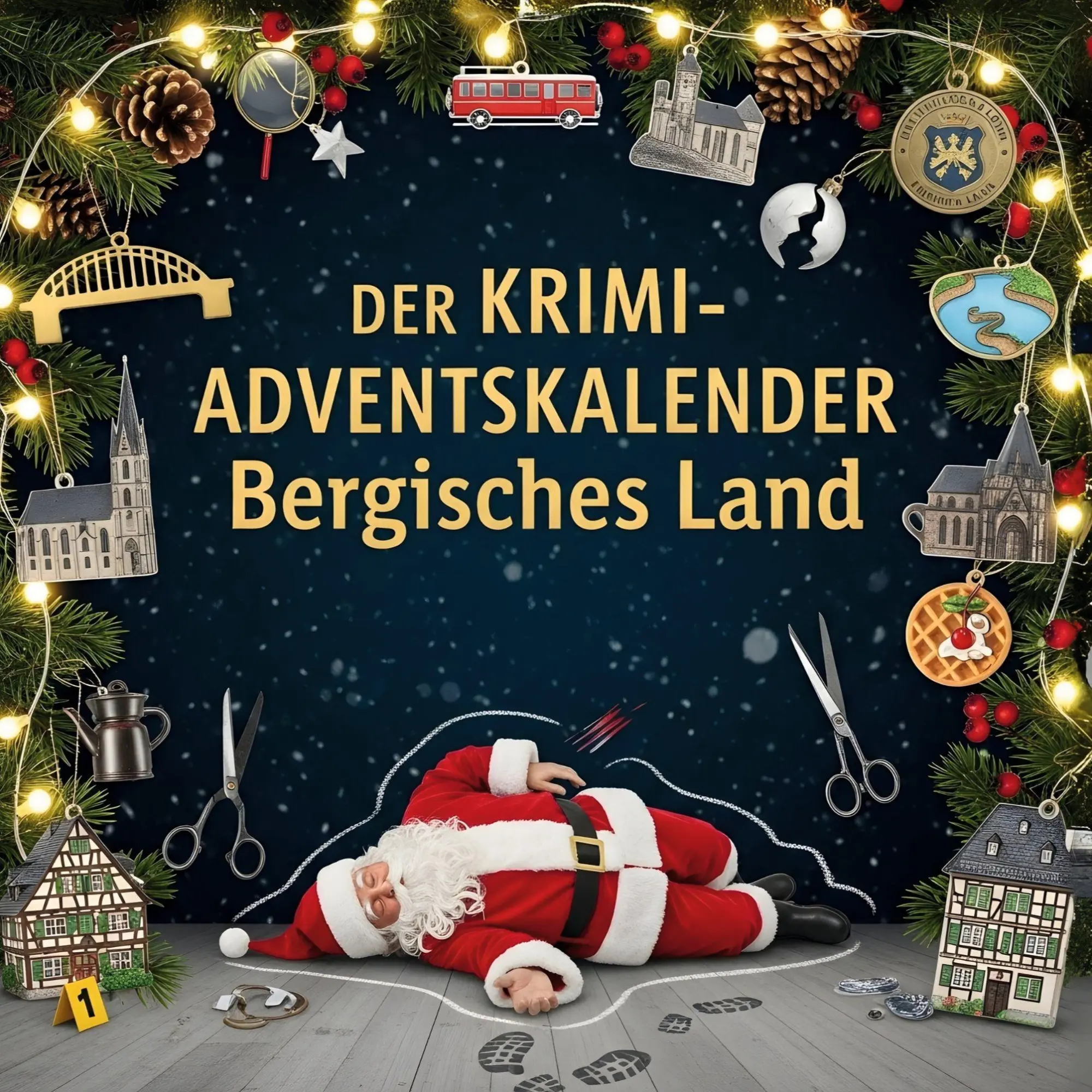 Cover: 9783695303144 | Der Krimi-Adventskalender Bergisches Land | Felix Becker | Taschenbuch