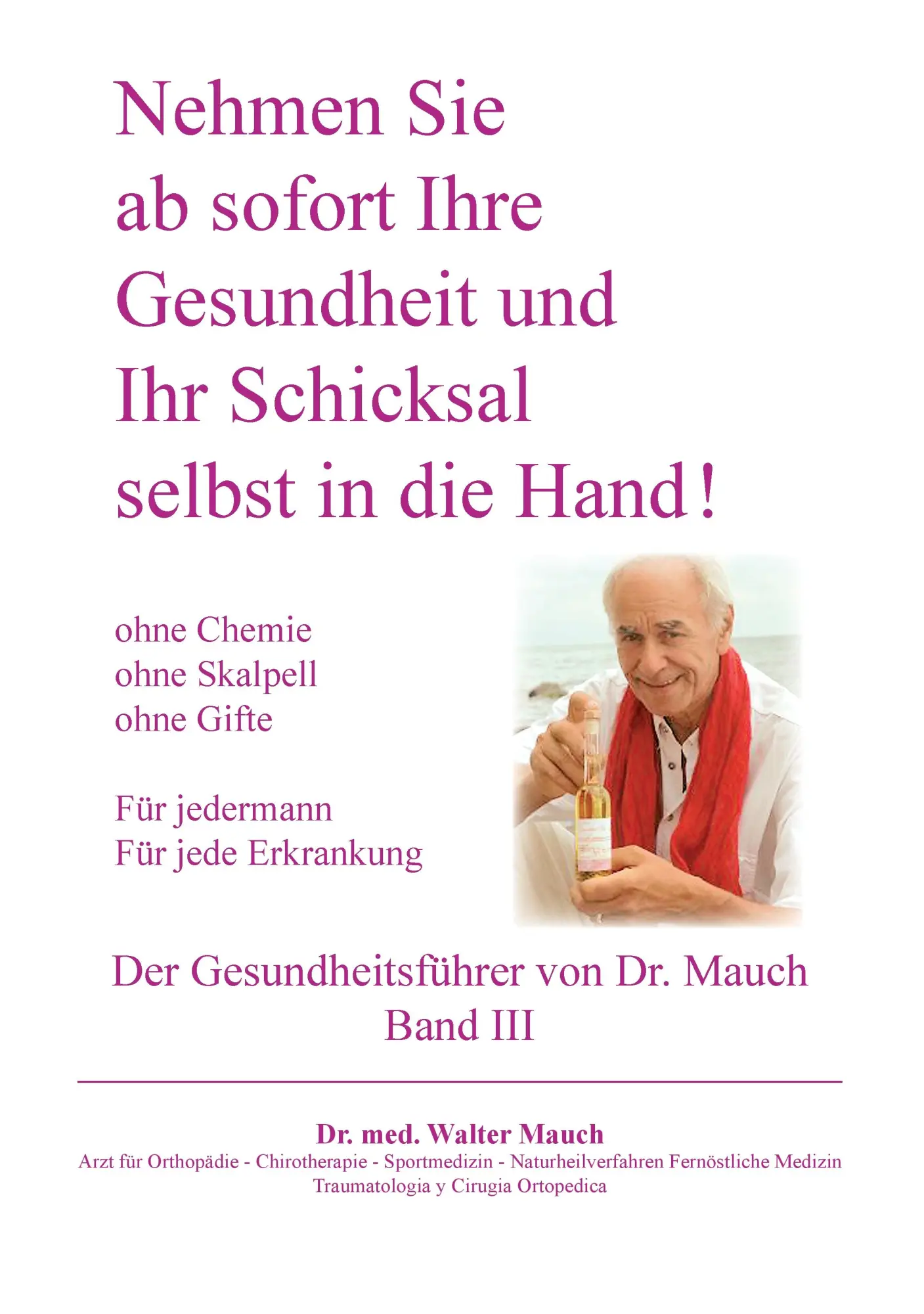 Cover: 9783844893144 | Nehmen Sie ab sofort Ihre Gesundheit und Ihr Schicksal selbst in...