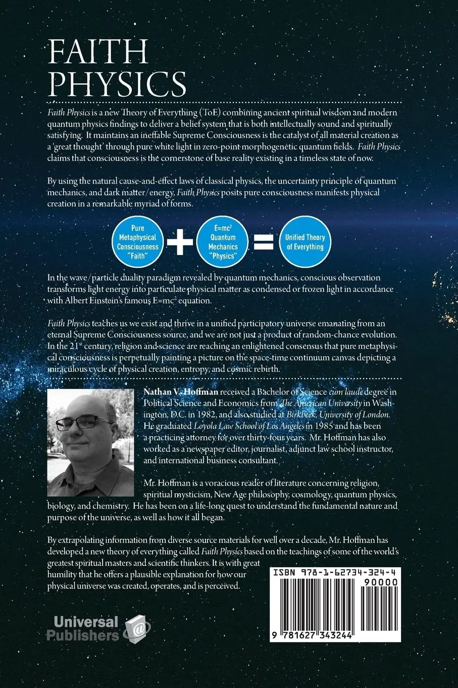 Rückseite: 9781627343244 | Faith Physics | A New Theory of Everything | Nathan V. Hoffman | Buch
